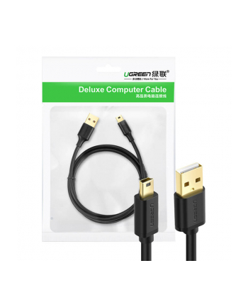 Ugreen kabel USB - mini USB US132 1m (czarny) nr 1