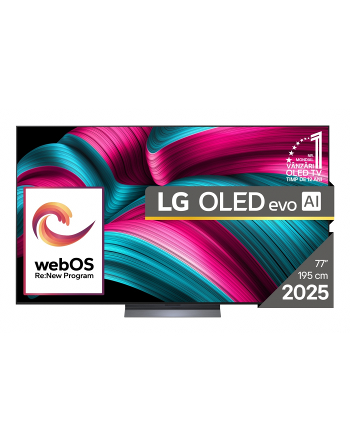 Telewizor LG OLED77C51LA OLED EVO 77' 4K Ultra HD 144 Hz WebOS Dolby Atmos Czarny główny