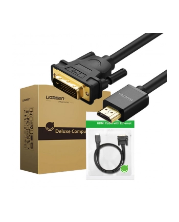 Ugreen kabel HD106 DVI 24+1 pin/HDMI FHD 60Hz 15m (czarny) nr 1