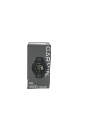Zegarek sportowy Garmin Forerunner 165 Music AMOLED 43mm Black/­Slate Grey