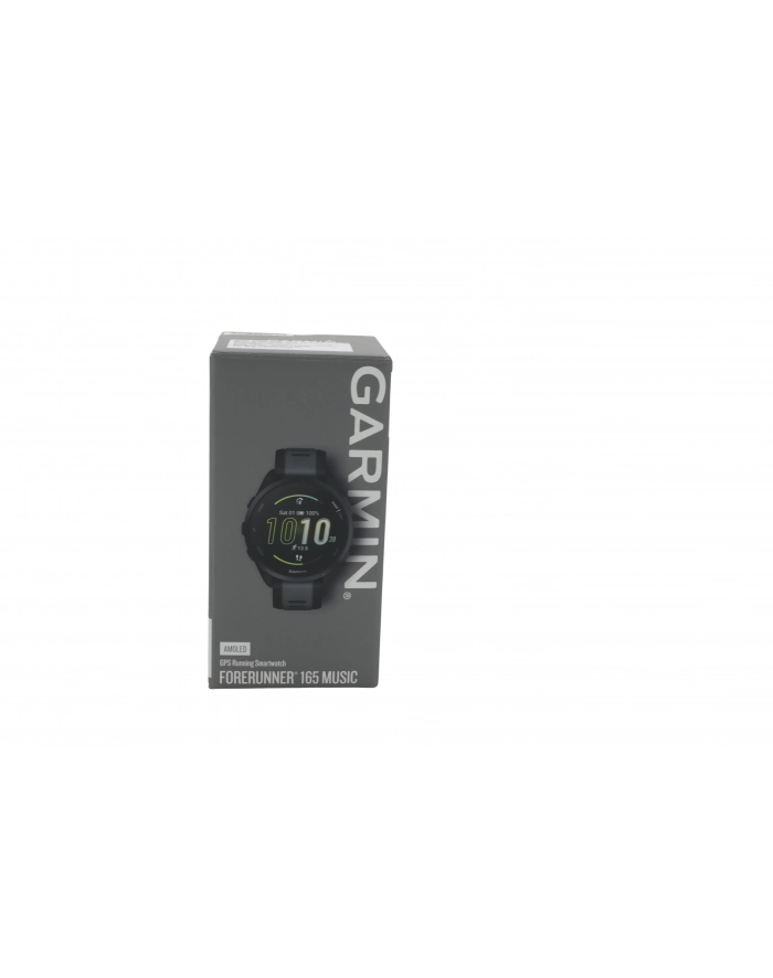 Zegarek sportowy Garmin Forerunner 165 Music AMOLED 43mm Black/­Slate Grey główny