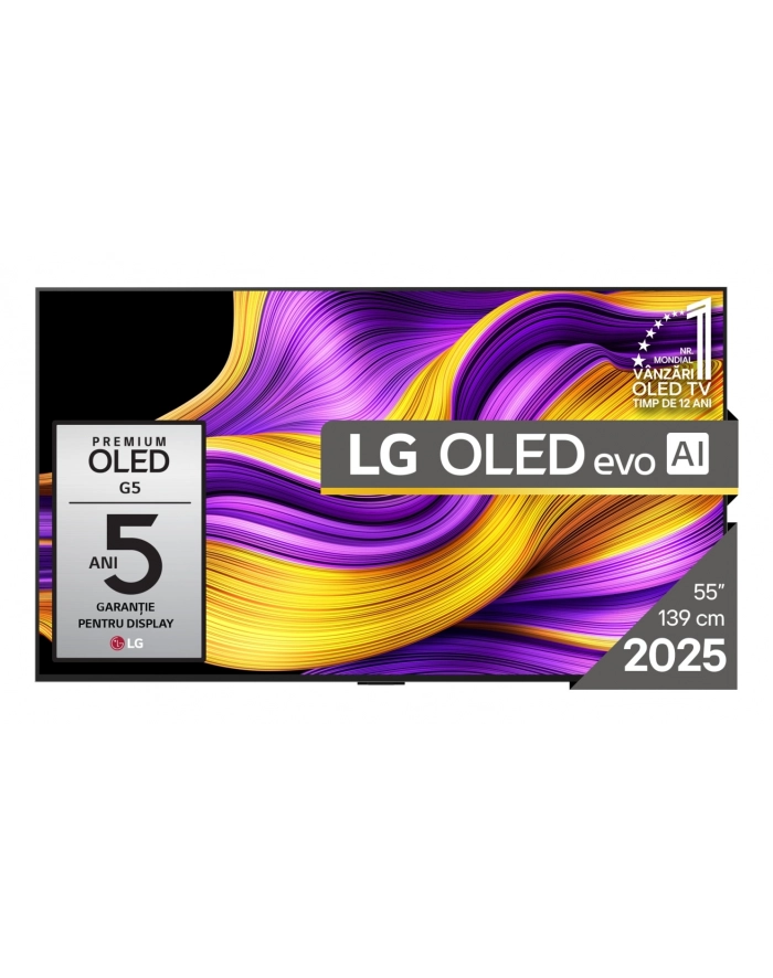 Telewizor LG OLED55G51LW OLED EVO 55'' 4K Ultra HD 165 Hz WebOS Dolby Atmos Czarny główny