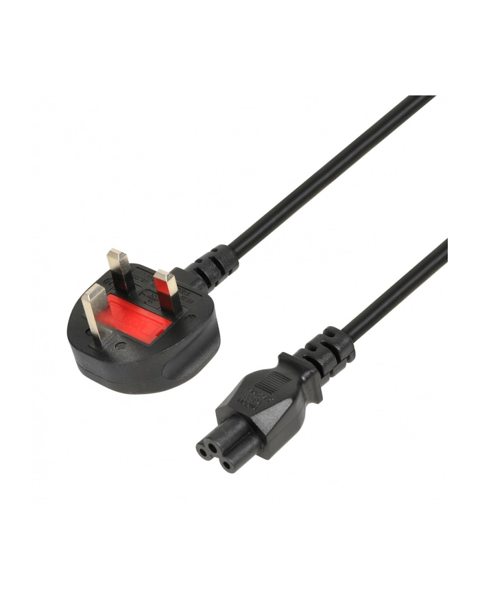 ibox KABEL ZASILAJĄCY I-BOX DO NOTEBOOKÓW (KONICZYNKA) VDE 3X0,75MM MIEDŹ WTYCZKA UK główny