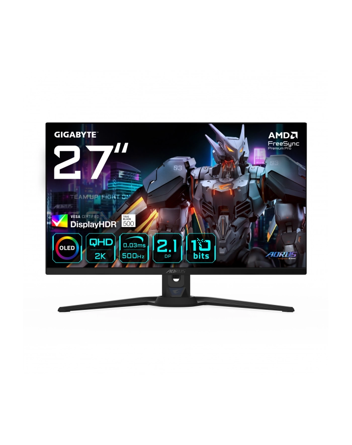 MONITOR GIGABYTE OLED 27''; AORUS FO27Q5P 500Hz główny