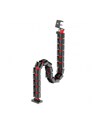 NANO RS ORGANIZER KABLI / MASKOWNICA DO BIURKA, 1345MM, CZARNO CZERWONY RS125