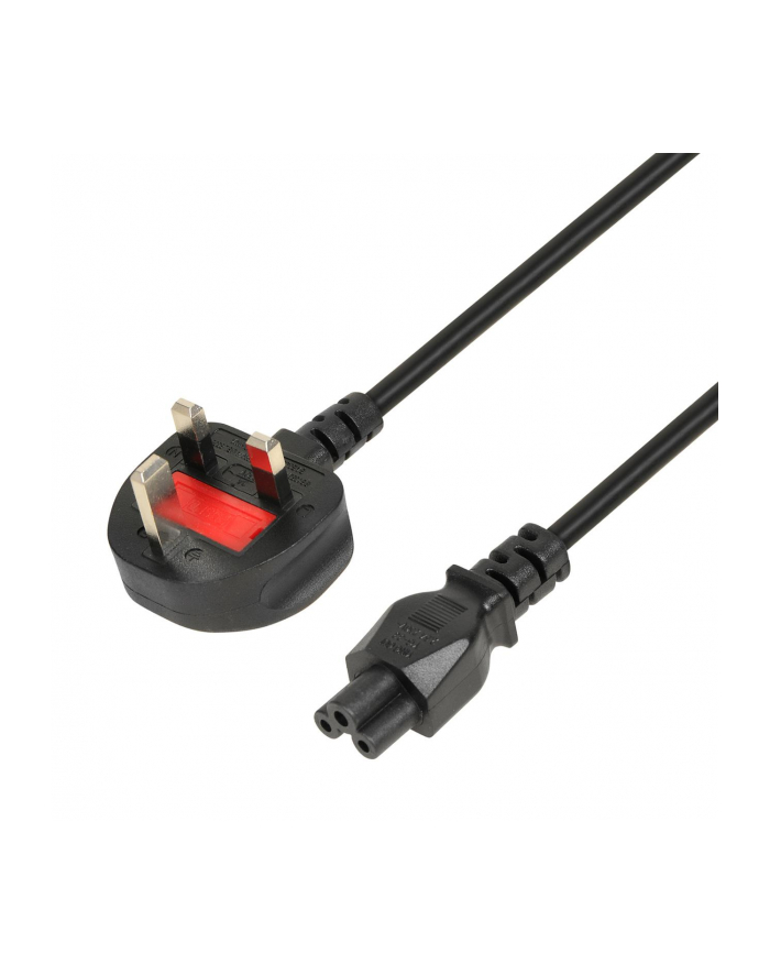 ibox KABEL ZASILAJĄCY I-BOX DO NOTEBOOKÓW (KONICZYNKA) VDE 3X0,75MM MIEDŹ WTYCZKA UK główny