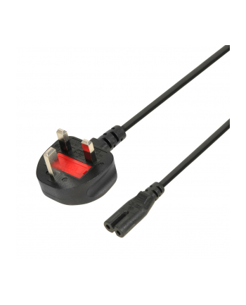 KABEL ZASILAJĄCY IBOX EURO 2-PIN AUDIO-RTV VDE 3X0,75MM MIEDŹ WTYCZKA UK