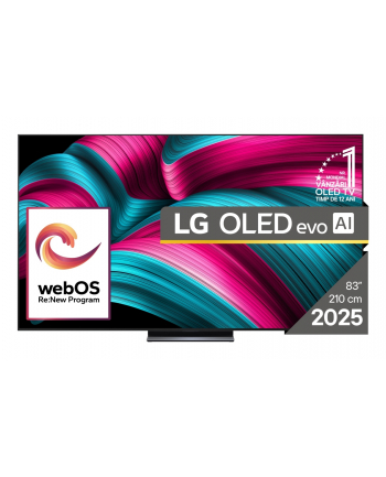 Telewizor LG OLED83C51LA OLED EVO 83' 4K Ultra HD 144Hz WebOS Dolby Atmos Czarny nr 1