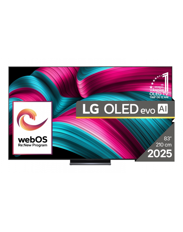 Telewizor LG OLED83C51LA OLED EVO 83' 4K Ultra HD 144Hz WebOS Dolby Atmos Czarny główny