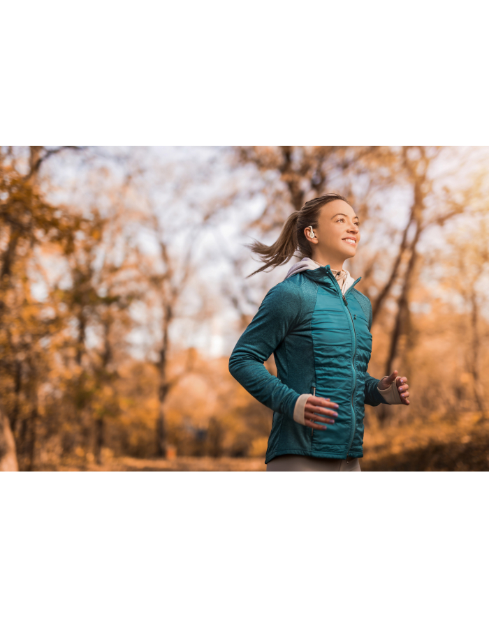 Słuchawki dokanałowe bezprzewodowe JVC HA-EC25T Białe główny