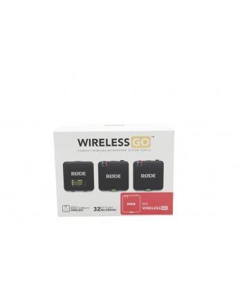 RODE Wireless GO III (czerwony) - System mikrofonów bezprzewodowych