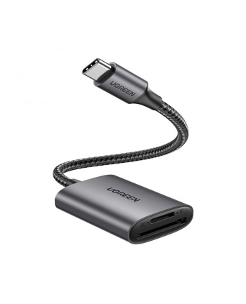 Ugreen  Czytnik kart SD/TF Ugreen CM401 USB C 5Gb/s - szary nr 1