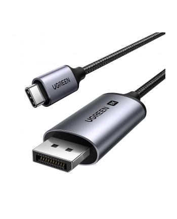 Ugreen Kabel CM556 ze złączami USB-C i DisplayPort 8K o długości 1 m - szary nr 2