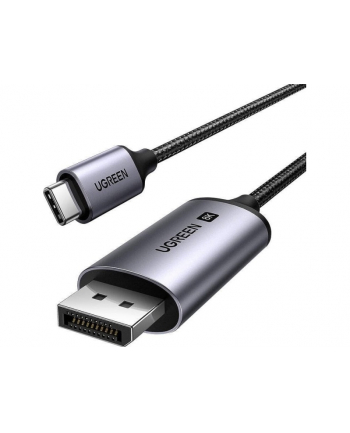 Ugreen Kabel CM556 ze złączami USB-C i DisplayPort 8K o długości 1 m - szary nr 1