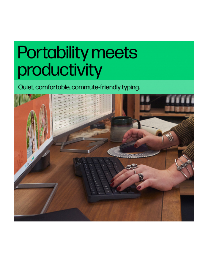 hewlett-packard HP Klawiatura bezprzewodowa 475 7N7B9AA główny