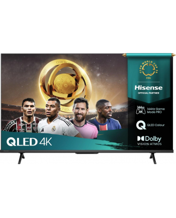 Telewizor Hisense 50E7QPRO QLED 50' 4K Ultra HD 144Hz VIDAA Dolby Atmos Czarny nr 1