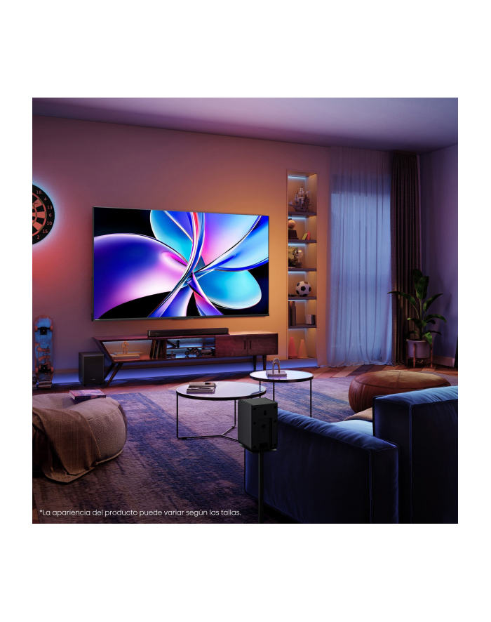 Telewizor Hisense 55E7QPRO QLED PRO 55' 4K Ultra HD 144Hz VIDAA Dolby Atmos Czarny główny