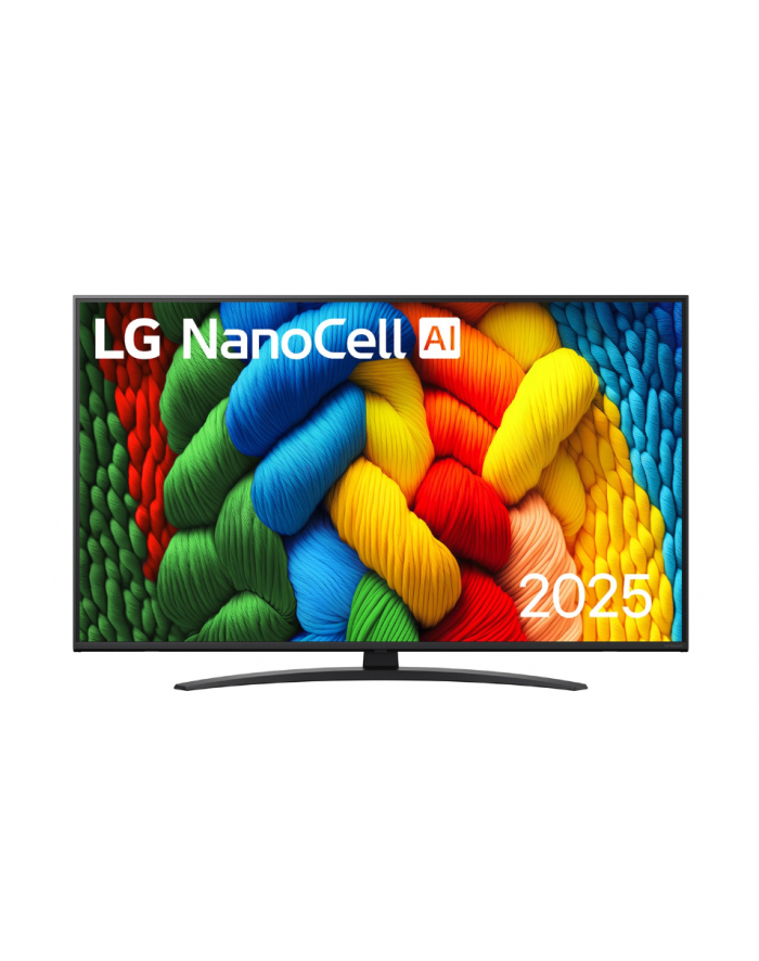 Telewizor LG NanoCell 50NANO81A3A 50' 4K Ultra HD WebOS Dolby Digital DVB-T2 Czarny główny