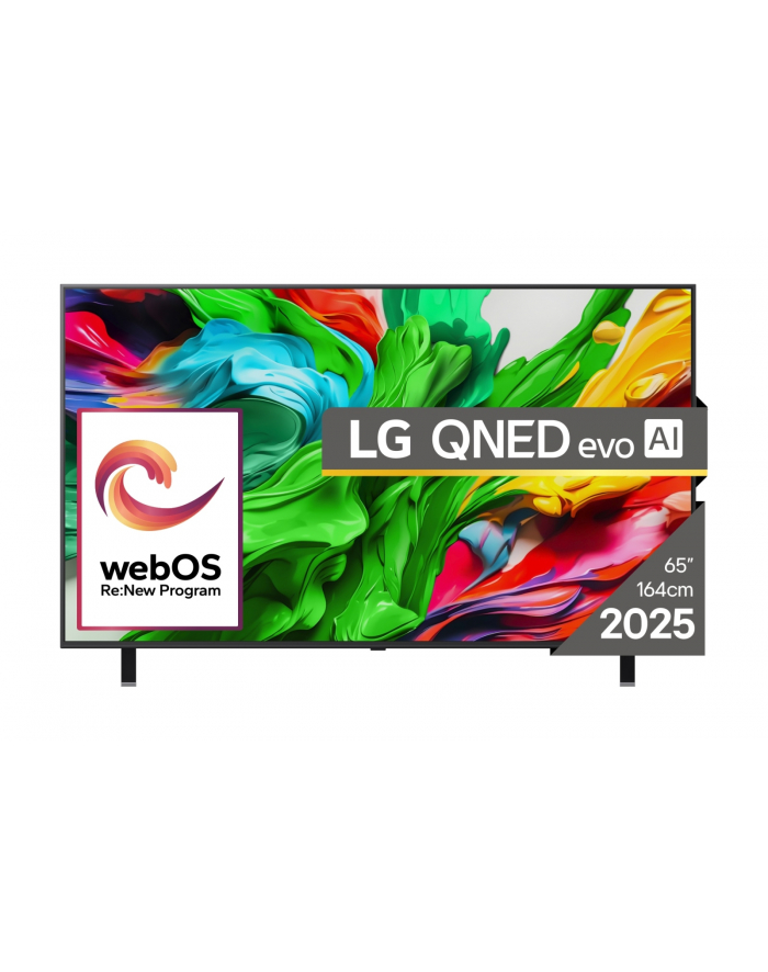 Telewizor LG 65QNED85A3C QNED EVO 65' 4K Ultra HD 144Hz WebOS Dolby Digital Szary główny
