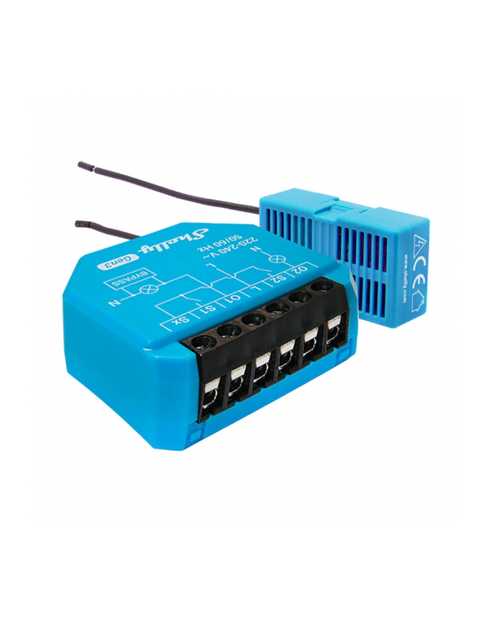 Podwójny przekaźnik WiFi bez przewodu neutralnego Shelly 2L Gen3 główny