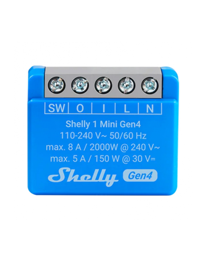 Mini przekaźnik WiFi Shelly 1 Mini Gen4 główny