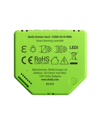 Ściemniacz oświetlenia LED z WiFi Shelly Dimmer Gen3 nr 1