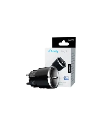 Shelly Wave Plug S - Z-Wave 800 inteligentne gniazdo Black nr 1