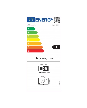 Telewizor LG 50UR78006 LED 50' 4K Ultra HD WebOS Dolby Atmos DVB-T2 Czarny nr 2