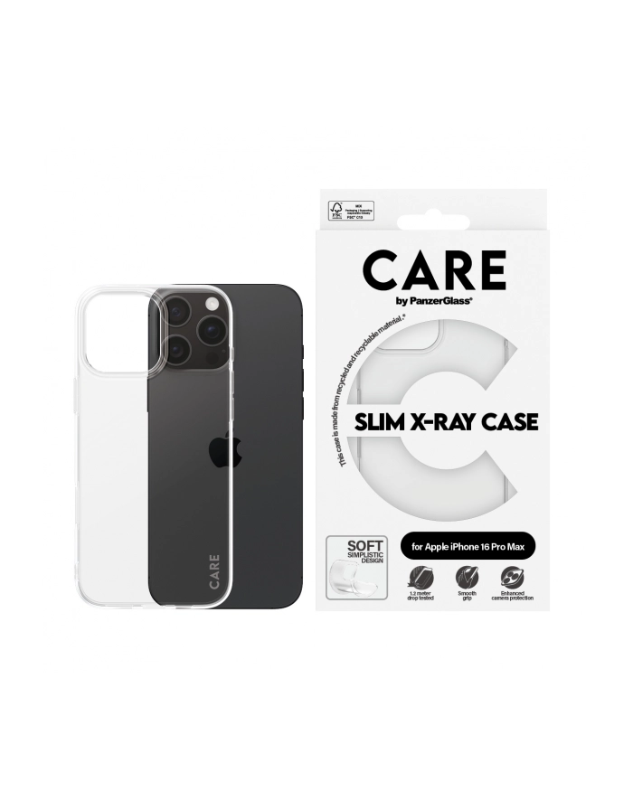 Panzerglass Etui Care By Slim X Ray Case Do Iphone 16 Pro Max  Przezroczyste główny