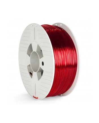 Filament do drukarek 3D Verbatim PET-G 2,85 mm 1kg czerwony transparentny nr 1