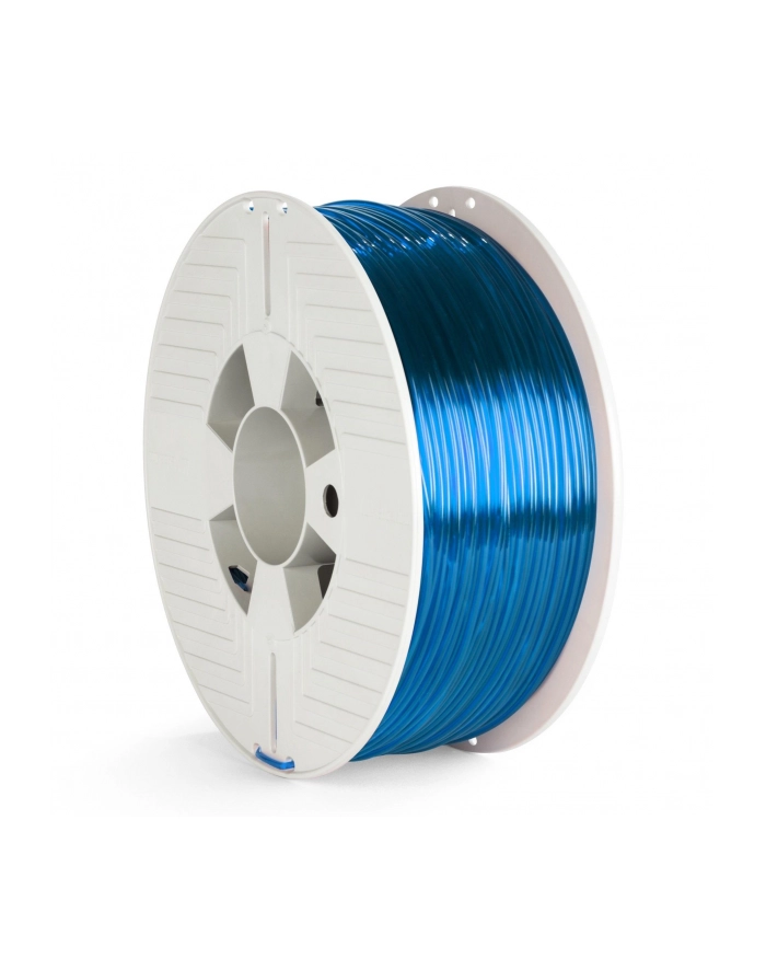 Filament do drukarek 3D Verbatim PET-G 2,85 mm 1kg niebieski transparentny główny
