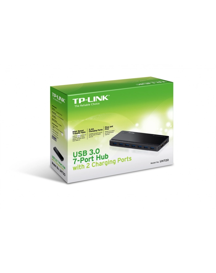 Hub TP-LINK UH720 (7x USB 30; kolor czarny) główny
