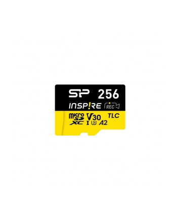 Karta pamięci Silicon Power microSDXC Inspire 256GB UHS-I U3 A2 V30 4K DDR200 170/150 MB/s TLC + czytnik C200 nr 2