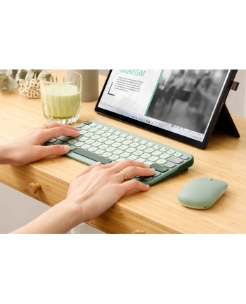 Klawiatura Asus Marshmallow KW100 Szałwiowa (90XB0880BKB180)