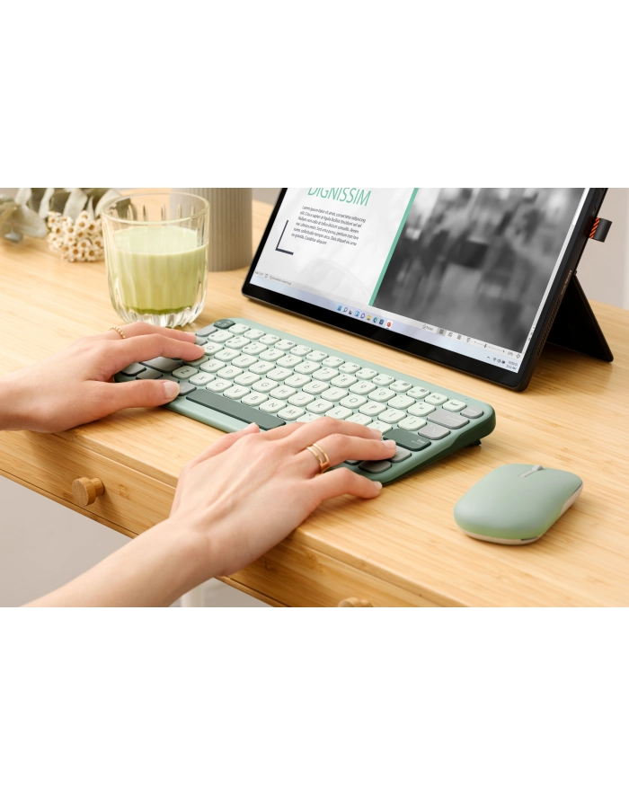 Klawiatura Asus Marshmallow KW100 Szałwiowa (90XB0880BKB180) główny