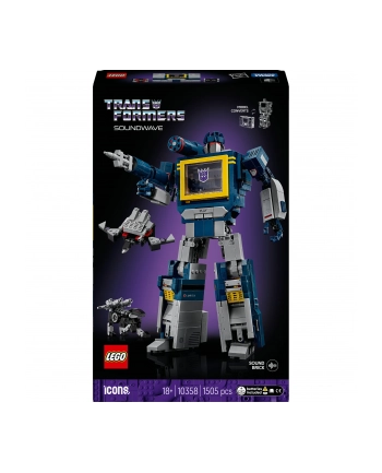 LEGO 10358 ICONS - Transformers: Soundwave nr 1