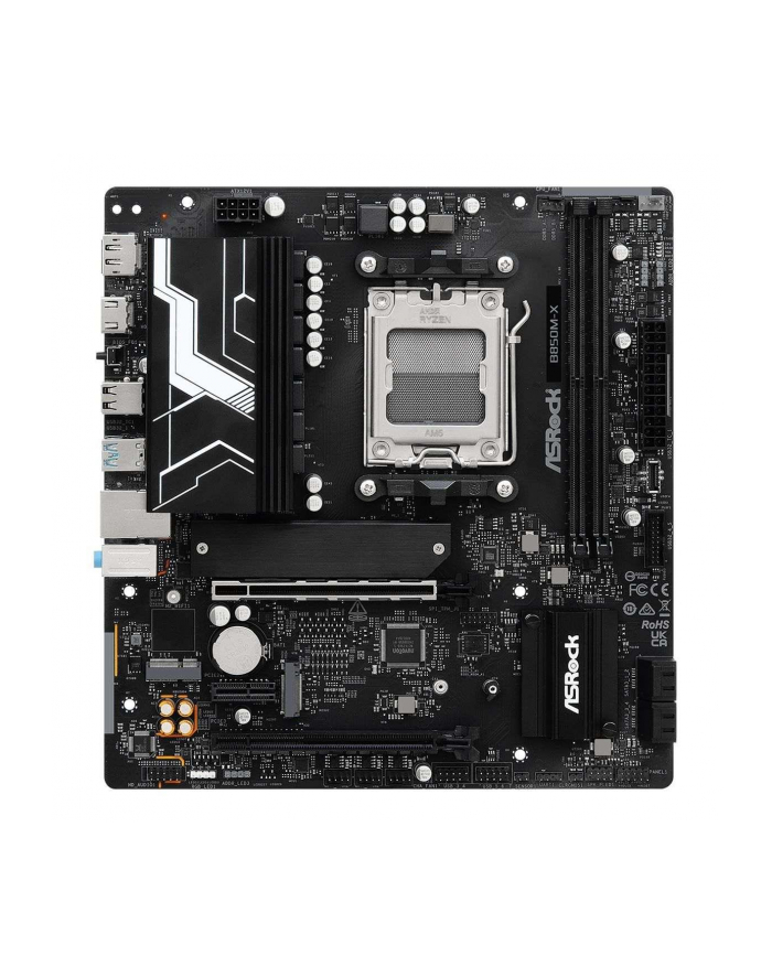 Płyta ASrock B850M-X /AMD B850/DDR5/SATA3/M.2/USB3.0/PCIe4.0/AM5/mATX główny