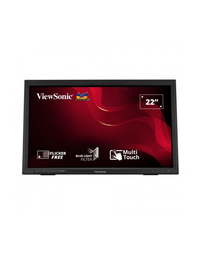 viewsonic europe Monitor przenośny dotykowy ViewSonic 21,5'' Touch TD2223-2 (VS18311) HDMI VGA DVI-D 2xUSB USB-B głośniki 2x2W główny