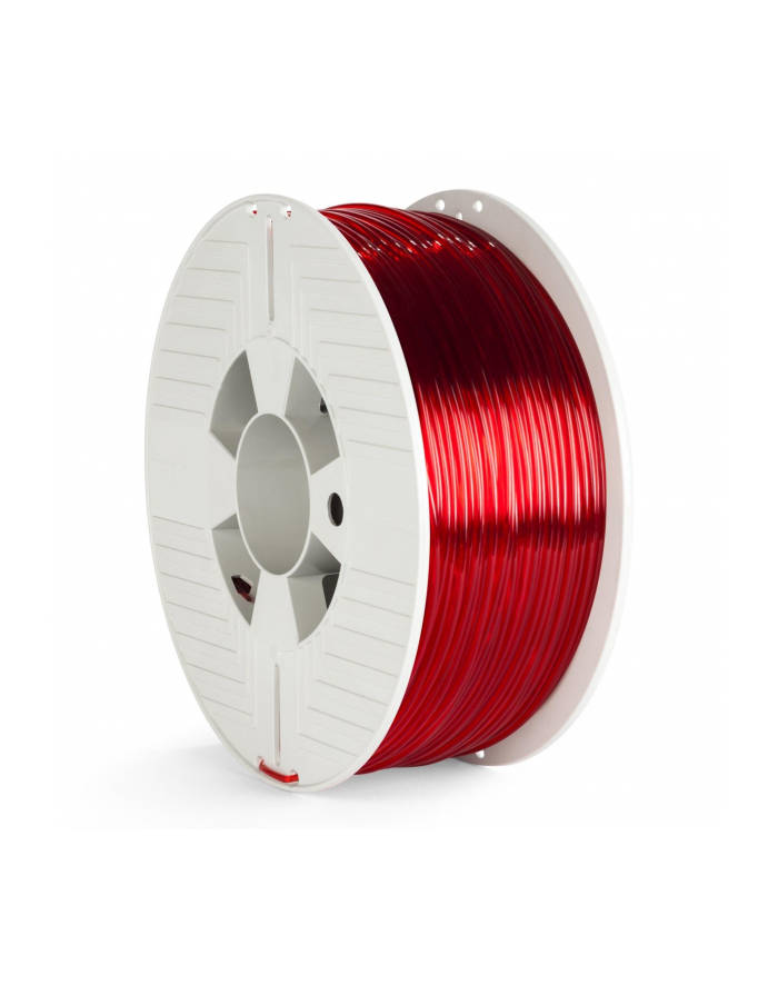 Filament do drukarek 3D Verbatim PET-G 2,85 mm 1kg czerwony transparentny główny