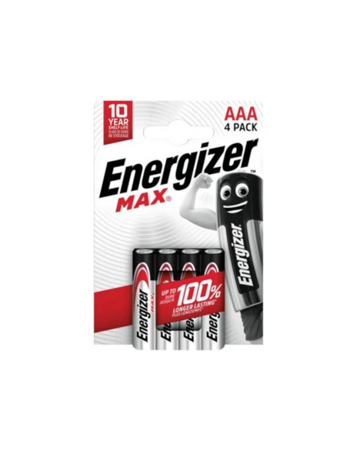 Bateria alkaliczna Energizer MAX AAA / LR03 - 4 sztuki (blister) [N] główny