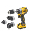 Wiertarko-wkrętarka z 4 głowicami 12V DCD703L2T DEWALT - nr 6