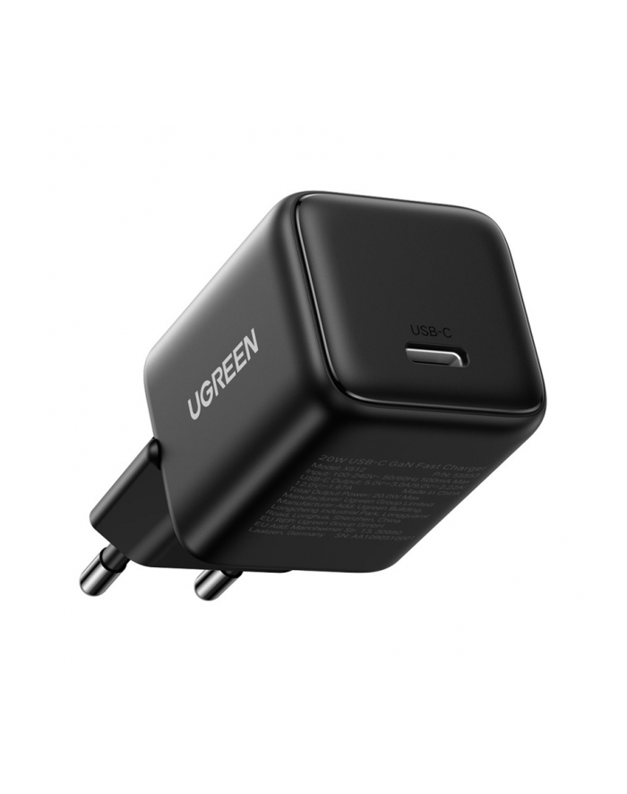 Ładowarka sieciowa Ugreen X512 20W  GaN 1x USB-C - czarna główny