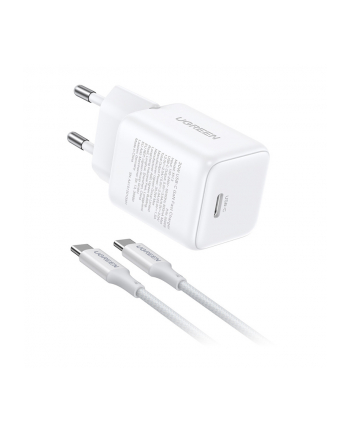 Ładowarka sieciowa Ugreen X513 30W GaN 1x USB-C - biała nr 2