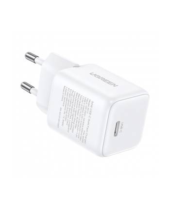 Ładowarka sieciowa Ugreen X513 30W GaN 1x USB-C - biała nr 1