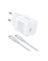 Ładowarka sieciowa Ugreen X513 30W GaN 1x USB-C + kabel USB-C 1m - biała - nr 1
