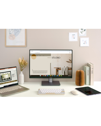 Klawiatura Asus Marshmallow KW100 Beżowy (90XB0880-BKB170)