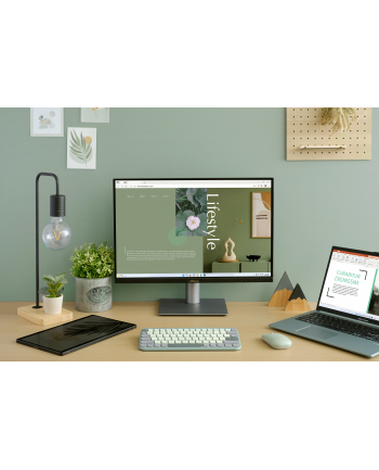 Klawiatura Asus Marshmallow KW100 Szałwiowa (90XB0880BKB180) nr 2