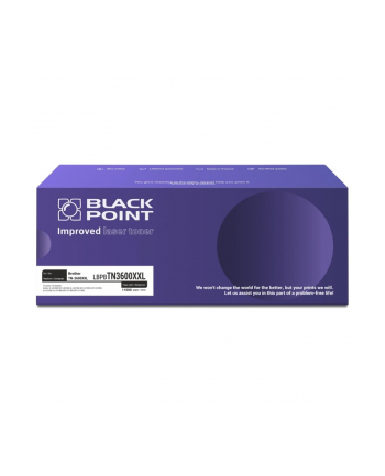 Toner do Brother TN-3600XXL zamiennik Black Point | 11 000 stron | chip nr 1