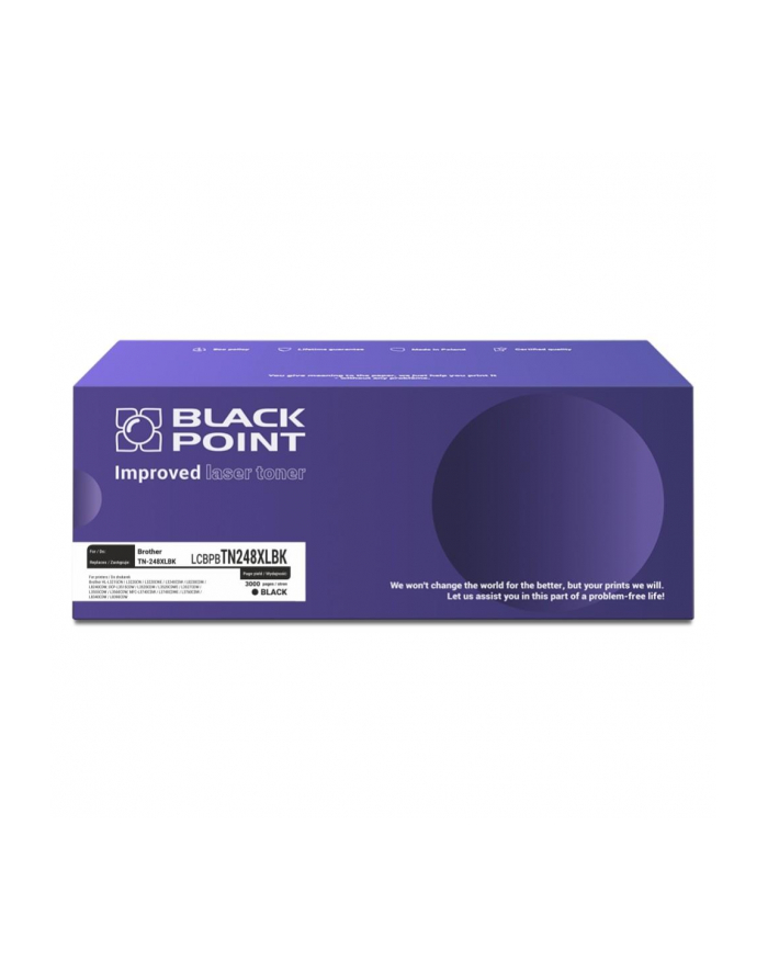 Black Point do Brother TN248XLBK Czarny (LCBPBTN248XLBK) główny