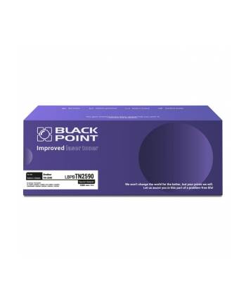 Black Point Toner LBPBTN2590 zamiennik Brother TN-2590 czarny
